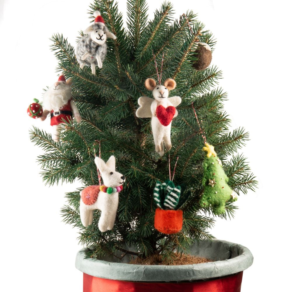 Wool Christmas tree decoration