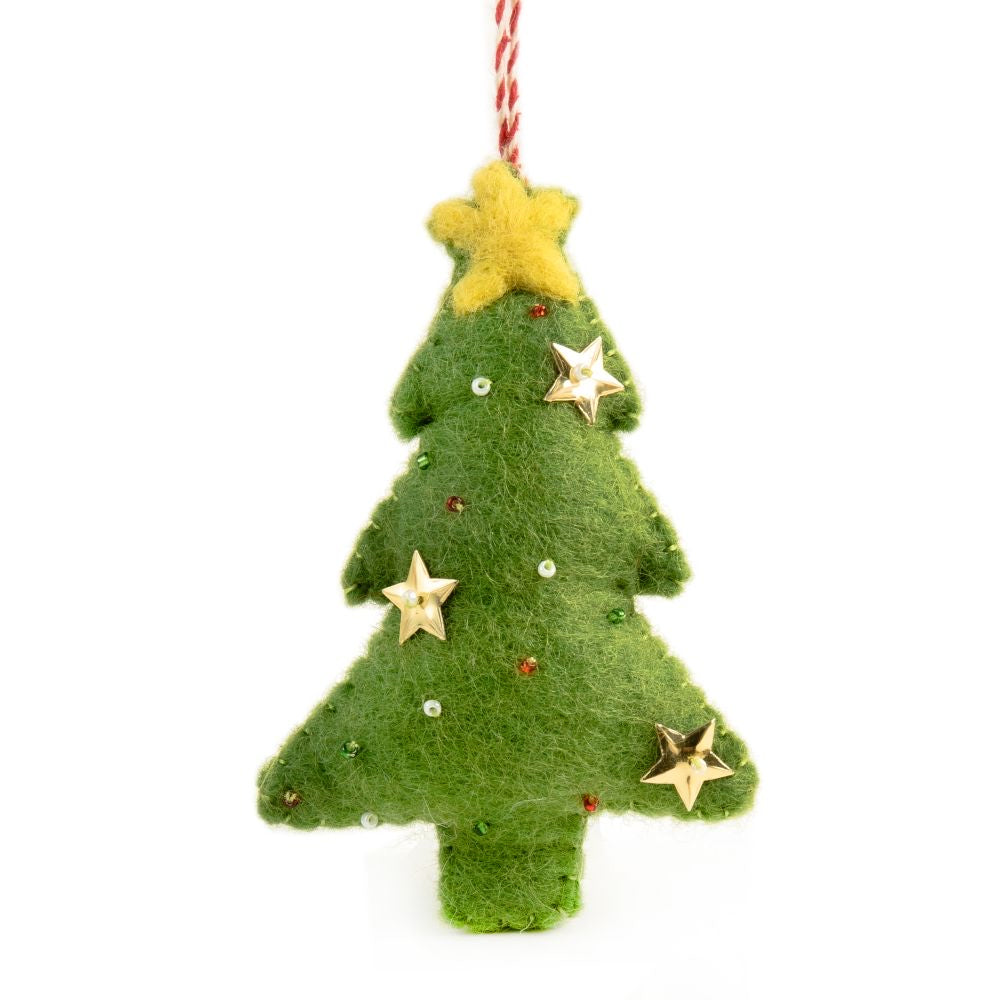 Wool Christmas tree decoration