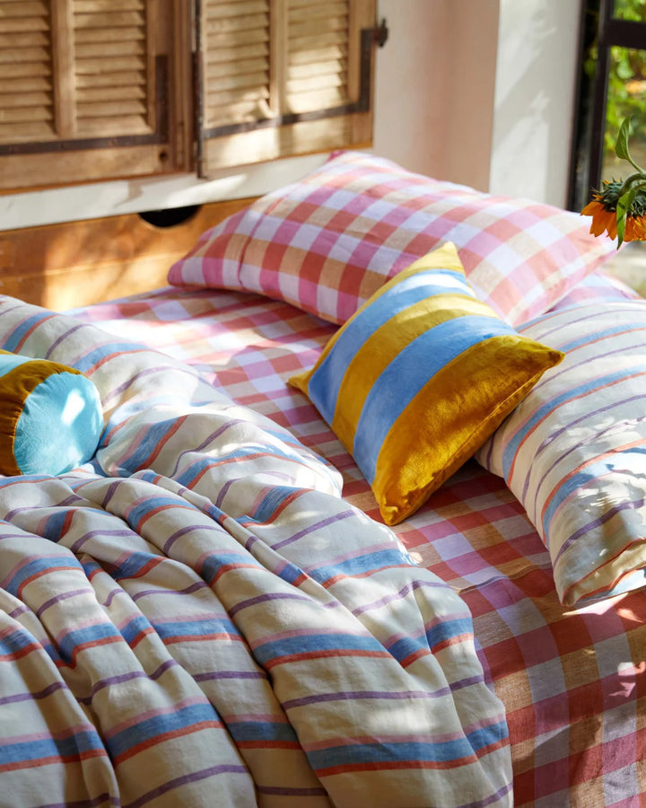 Kip&CO. Maldives Stripe Linen Pillowcases - 2 piece