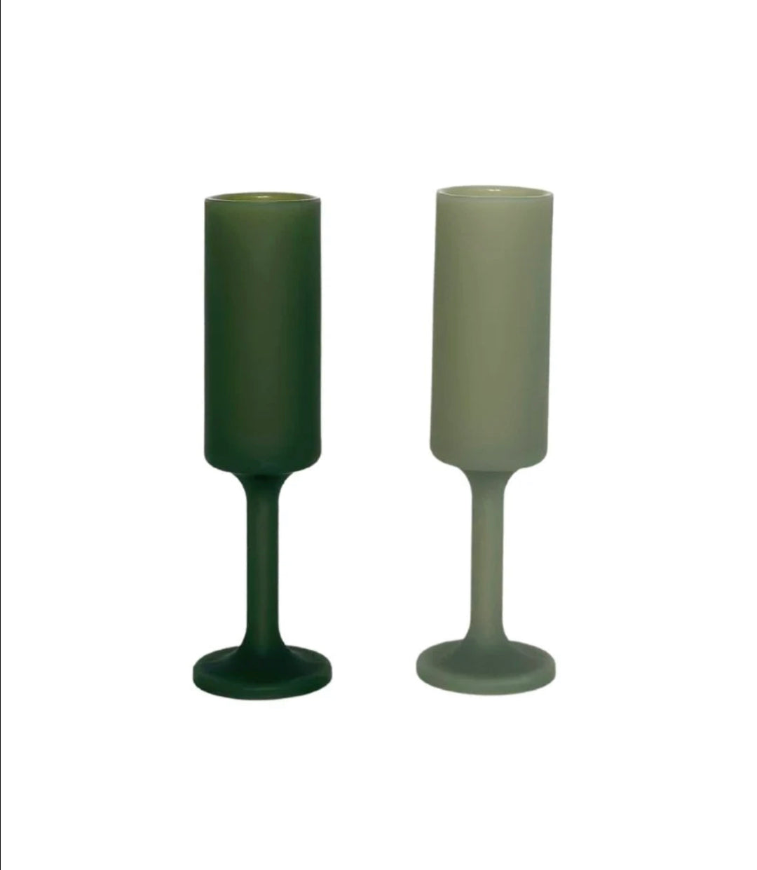 Unbreakable Silicone Champagne Flutes - Seff - Sage and Olive