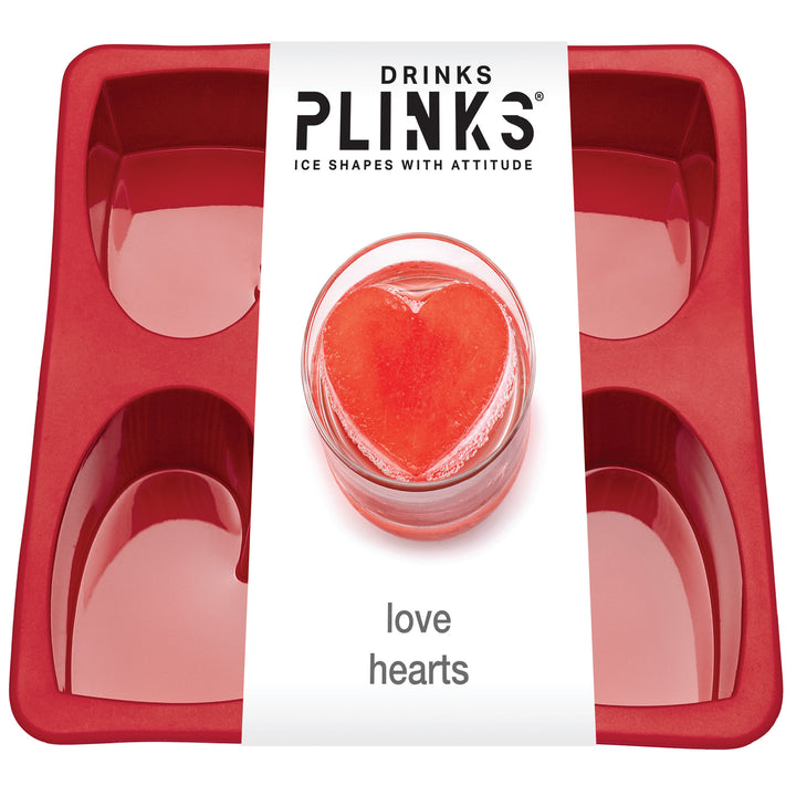 Drinks Plinks Love Hearts Ice cube Tray