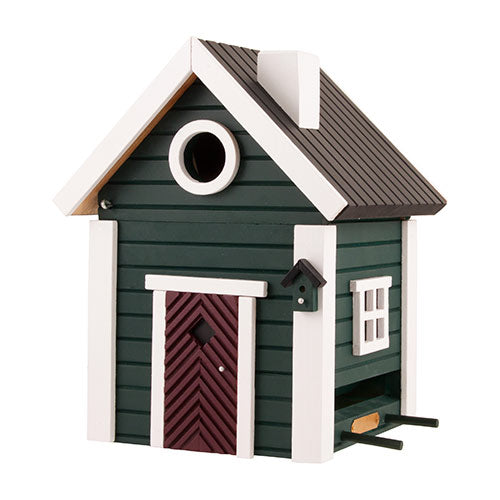 Green Cottage Style Bird House