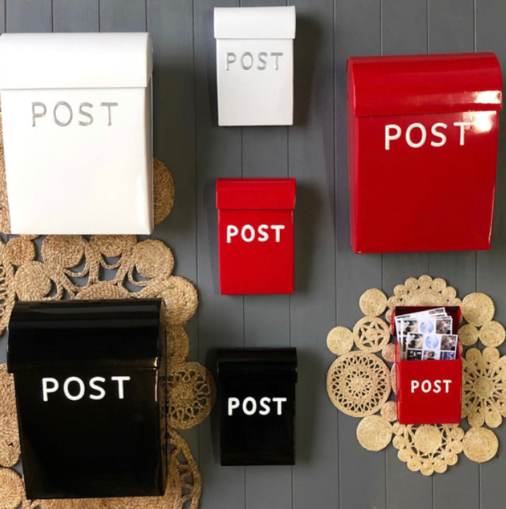 Red Post Box - Large