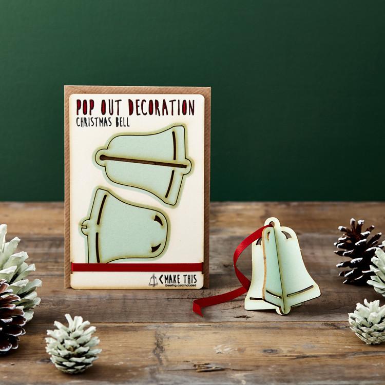 Pop out Christmas Bell Card