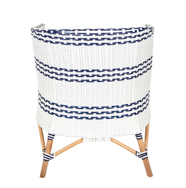 Paloma Rattan Lounge Chair Blue - PICK UP ONLY