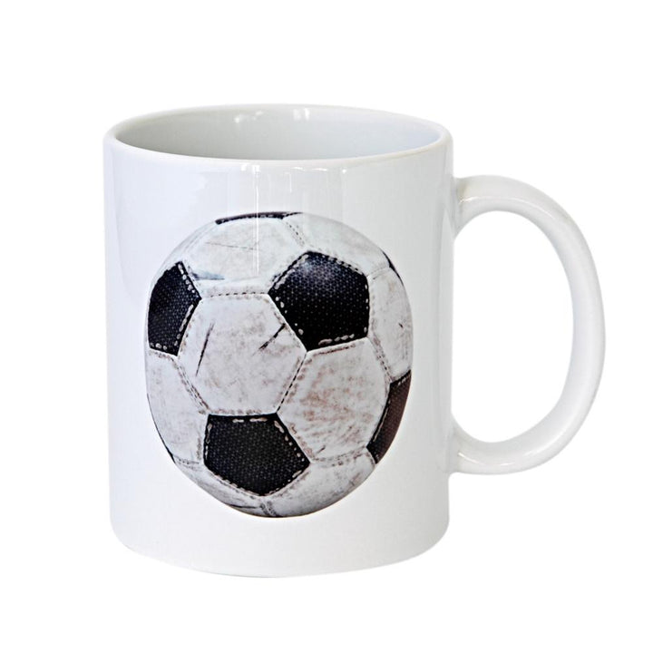 Worn Soccer Ball Coffee Mug
